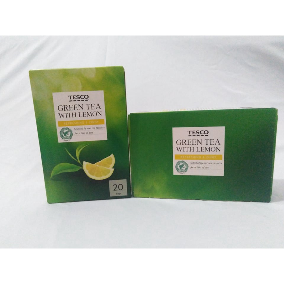 Tesco Green Tea With Lemon (20bags) Shopee Philippines