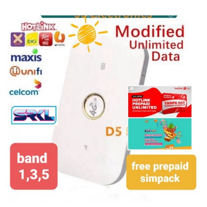 Modified Unlimited 4G LTE pocket WiFi router Portable Wifi Modem MIFI