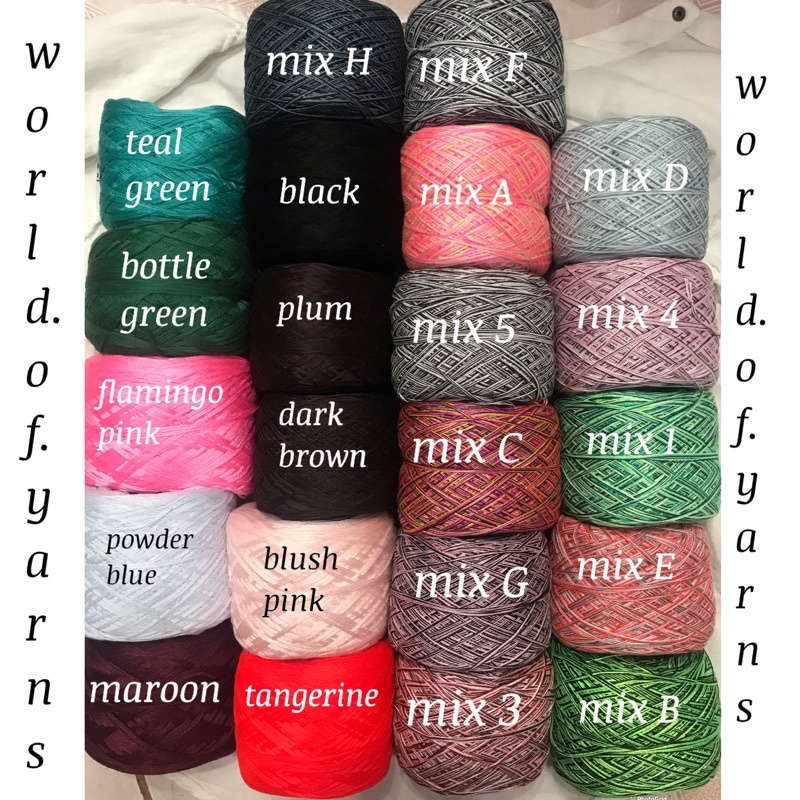 POLY COTTON YARNS/THREADS | Shopee Philippines