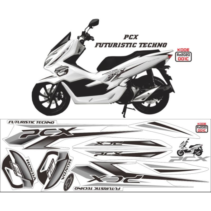 Honda pcx Variation striping/honda pcx decal/pcx ir Variation Shopee