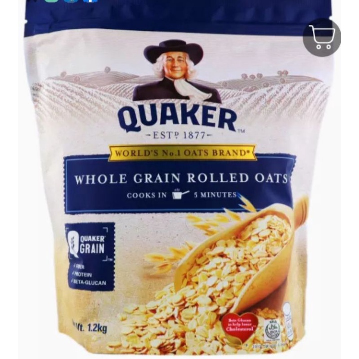 Quaker Whole Grain Rolled Oats Shopee Philippines