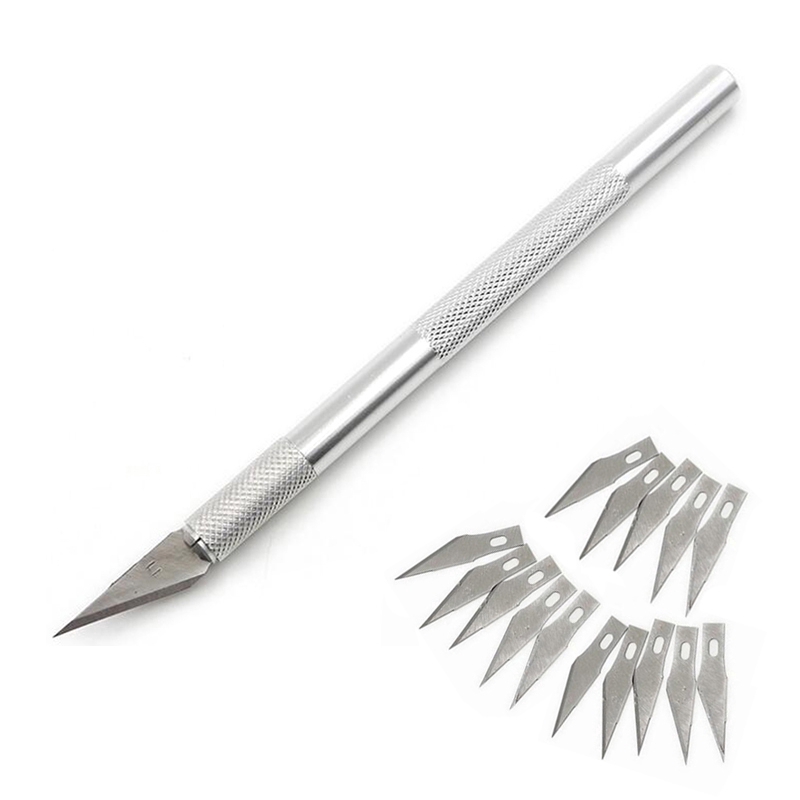 15 Extra Blades Carve cut Tool Sculpture Engrave Graver Cutter Craft ...