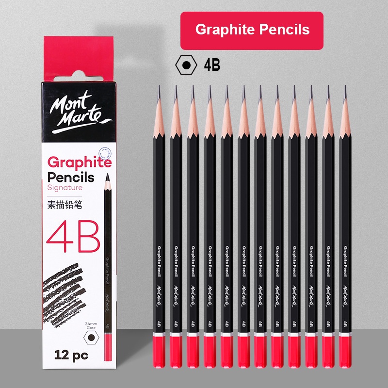 Mont Marte Sketch Pencils Charcoal And Graphite Pencils Shopee Philippines