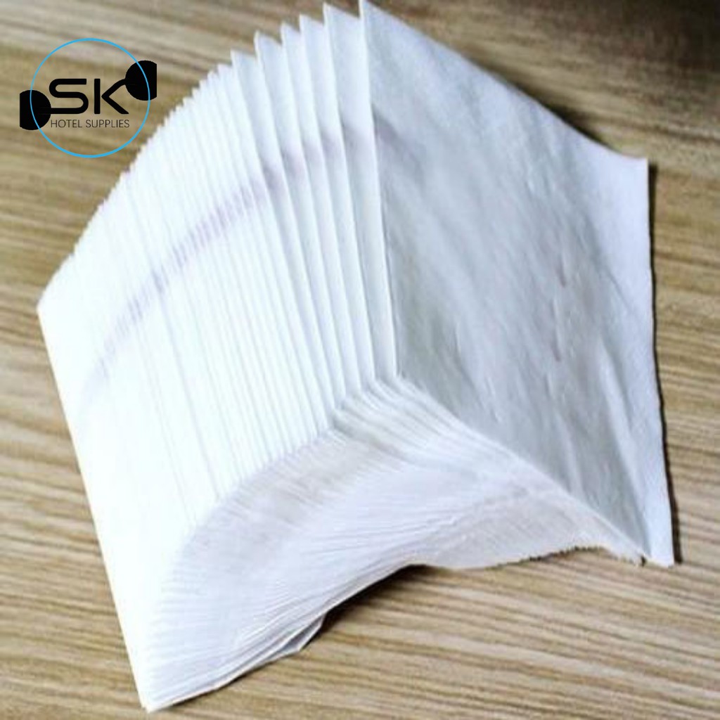 8pcs Plain tissue paper Table Napkin Tissue 1pack | Shopee Philippines