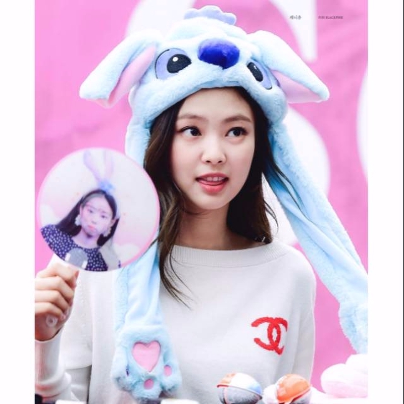 BTS Twice EXO Douyin Contrast Style Rabbit Ear Hat Moving Girl Cute ...