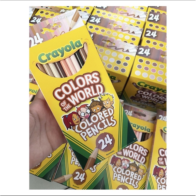 Colors of the World Skin Tone Colored Pencils, 24 Count