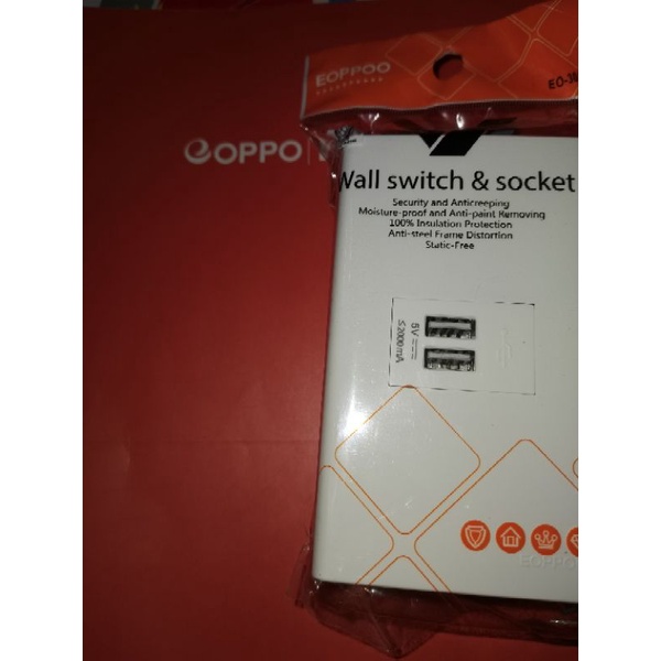 ROTO WIDE SERIES EO-301( USB outlet 2 gang) | Shopee Philippines