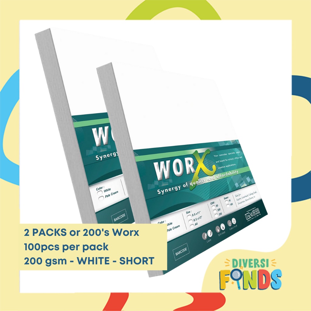Wholesale! 200pcs Worx Specialty/Board Paper/ Vellum Board 200gsm White