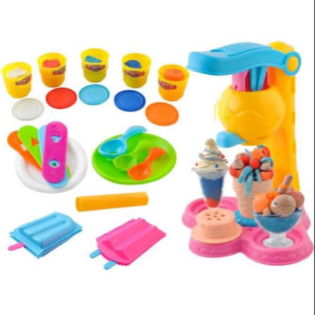 Play doh ice cream maker online set