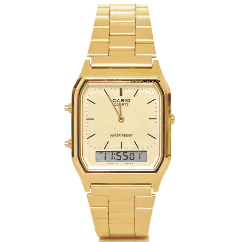 Casio aq 230 outlet gold