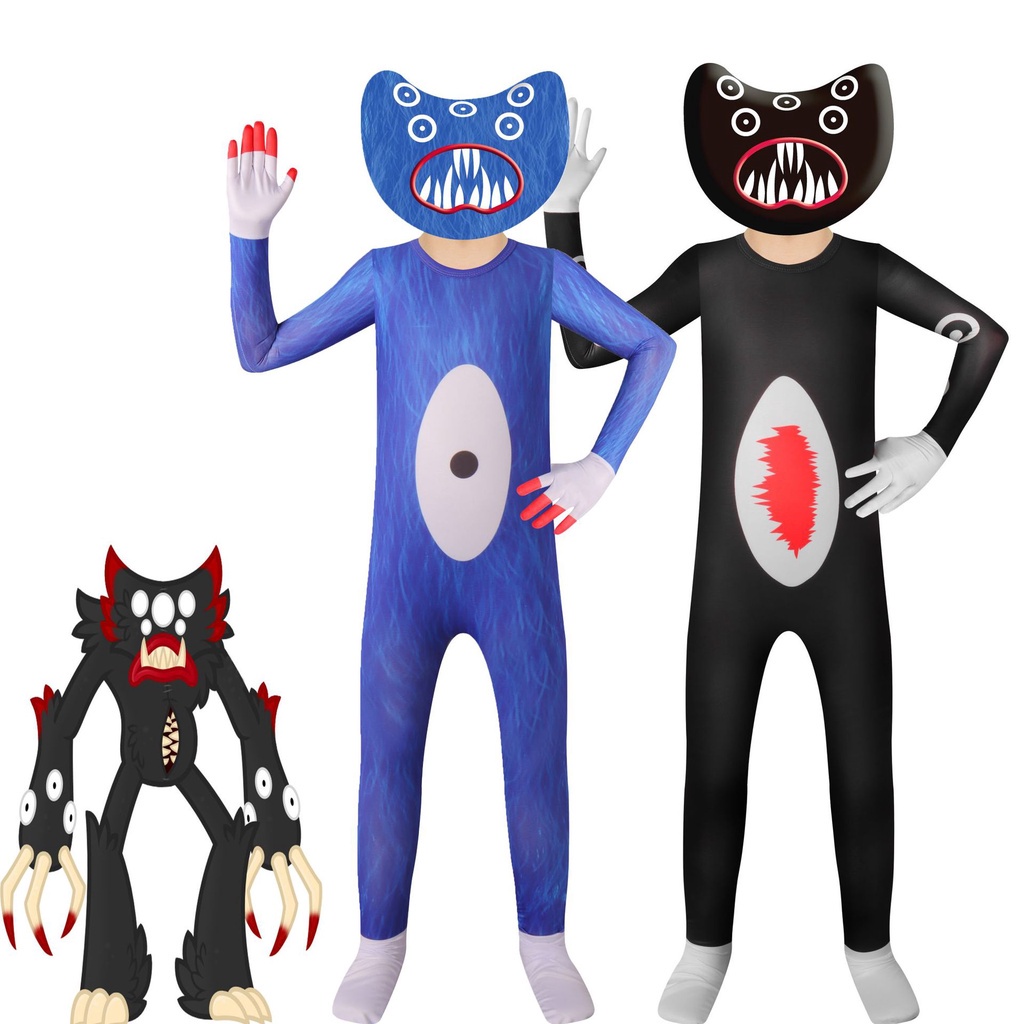 Costume Huggy Wuggy Per Bambini – Disguise – Poppy Playtime Ufficiale – Taglia 4-6 Anni