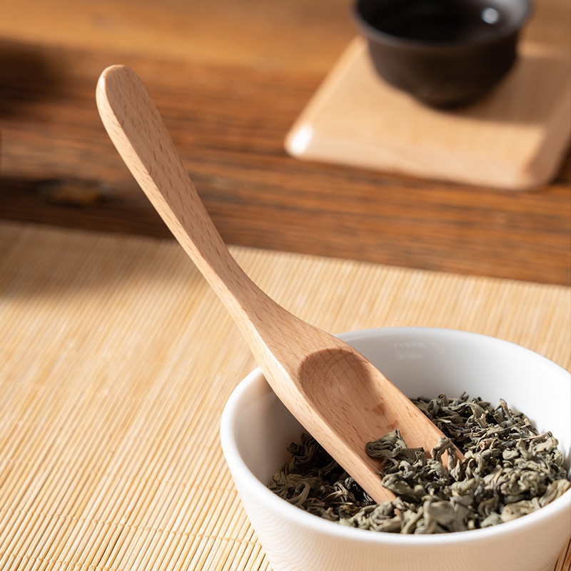 Onlycook Japanese Style Wooden Teaspoon Tea Shovel Tea Set Solid Wood ...