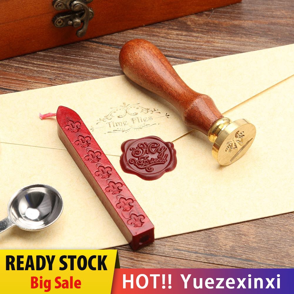 ze 1pc Traditional Wax Sealing Sti for Letters Stamp Seal Melting