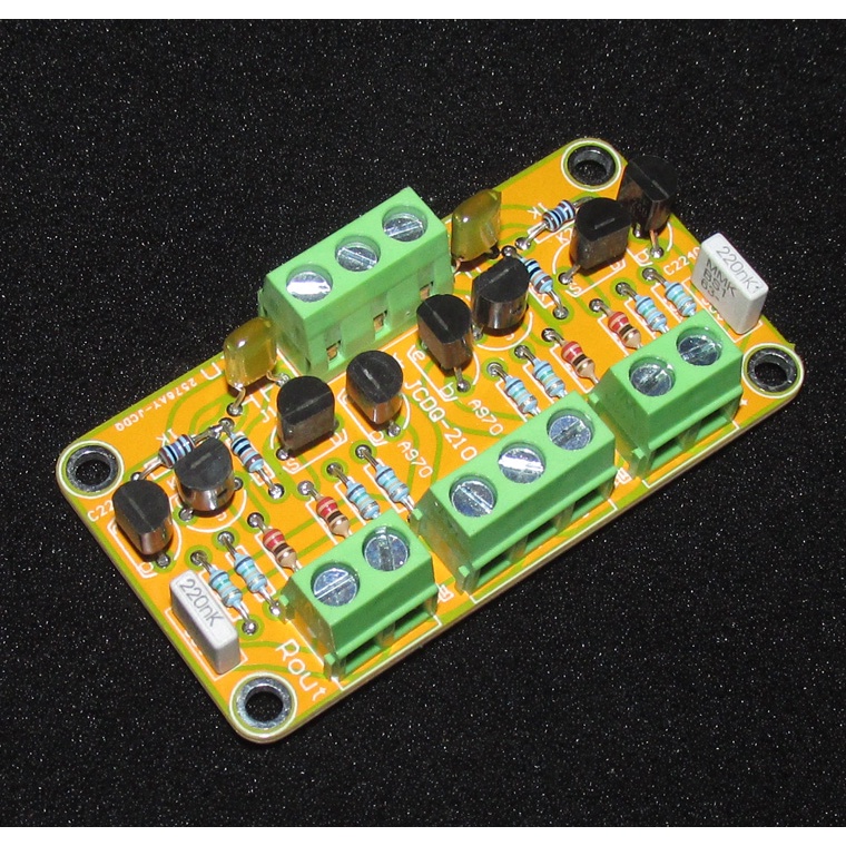 JFET input Cascoded Buffer Preamp Board OPAMP Preamplifier use of