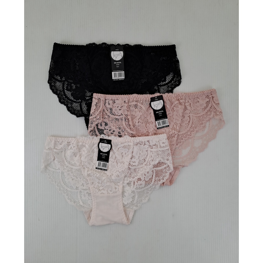 Panties CD/ PIERRE CARDIN 6635Wanita - Mini Model | Shopee Philippines