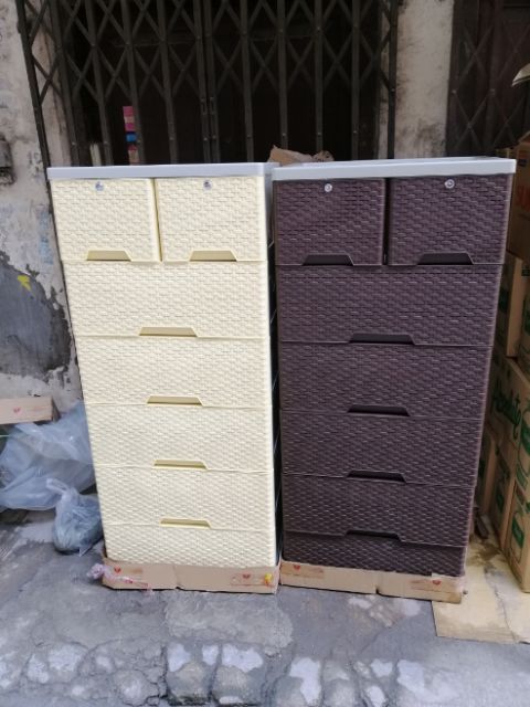 (cod) Nikko Rattan style drawer Freeship metromanila | Shopee Philippines