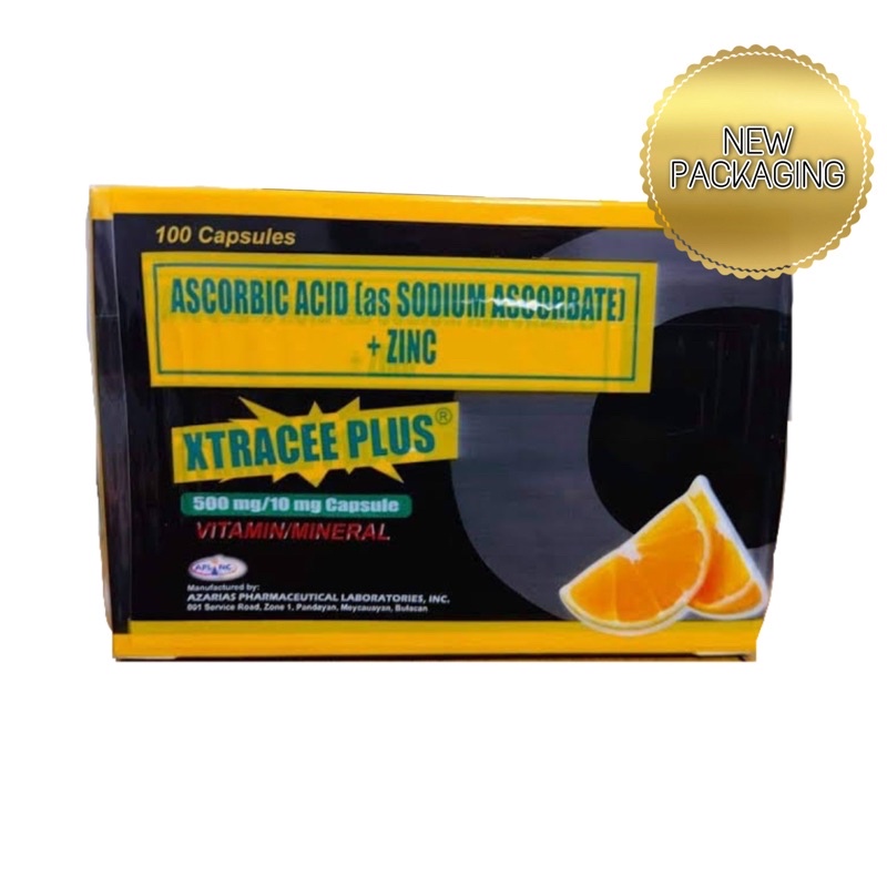 XtraCee Plus Ascorbic acid as Sodium Ascorbate plus Zinc | Shopee ...