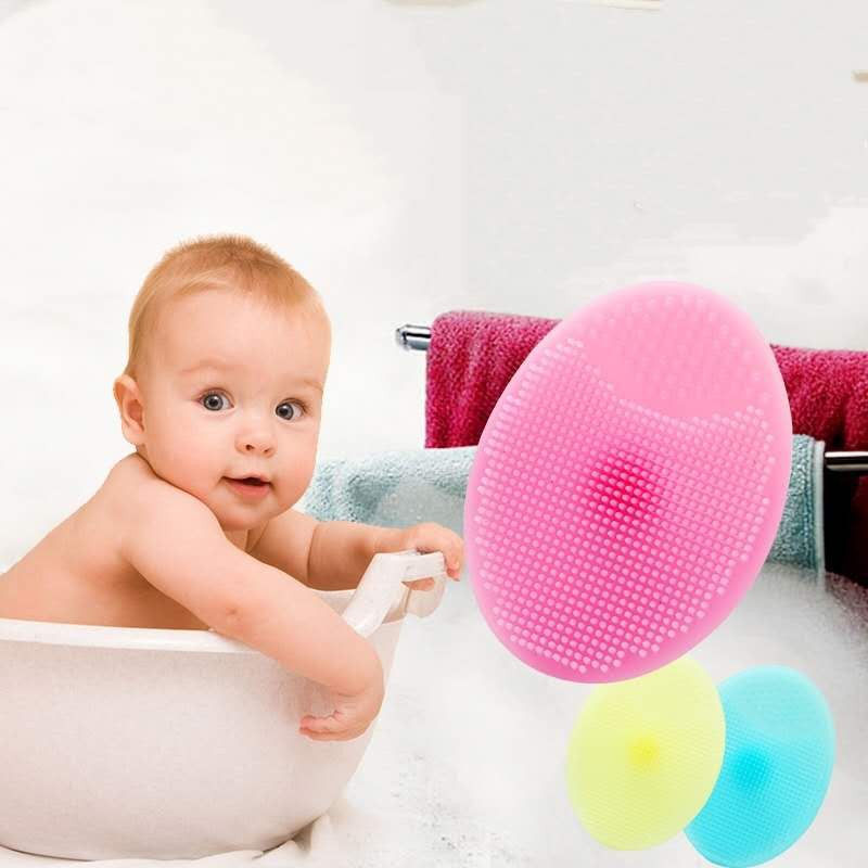 SHOPP INN Multifunctional Silicone Shampoo Brush, Baby Shampoo And Bath