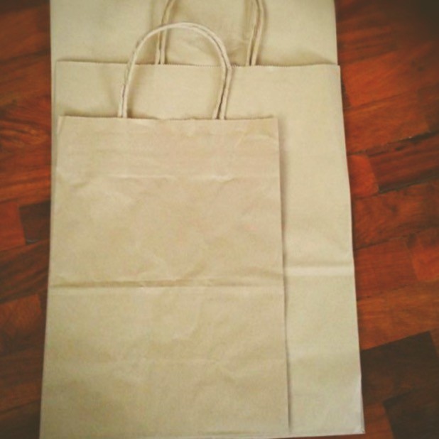 Brown Kraft Paper Bags With Twine Handle | Shopee Philippines