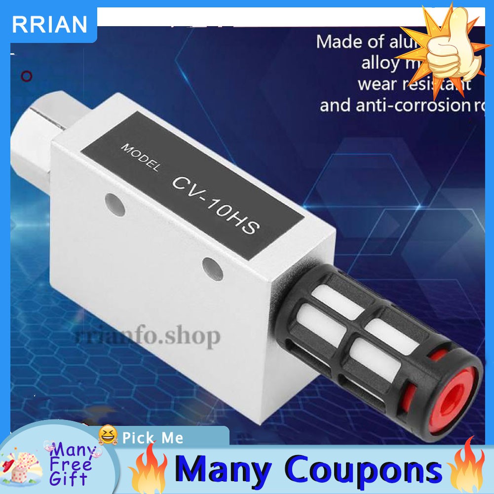 RRIAN CV-10HS Pneumatic Air Exhaust Vacuum Generator Ejector with ...