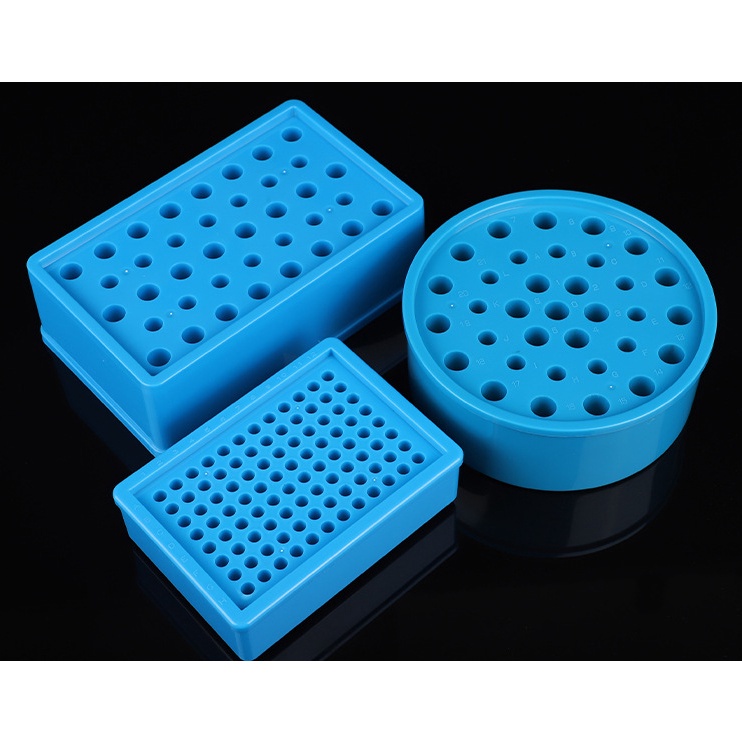 LAB Plastic Ice Box PCR Centrifuge Tube Storage Rack Laboratory ...