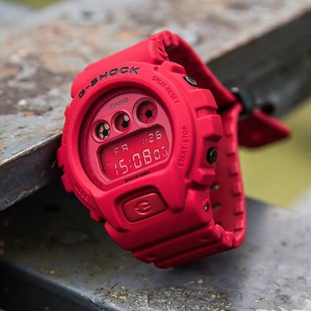 Gshock sales dw6900 red