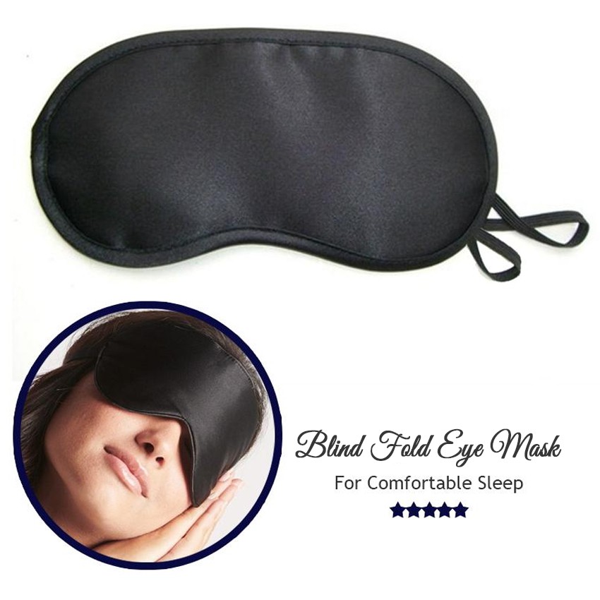 Eye Cover Sleeping Eye Mask Blind Fold Sleeping Eye Mask Black