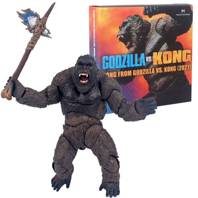 2021 King Kong Vs Godzilla Action Figure Movie Model Movable Joints