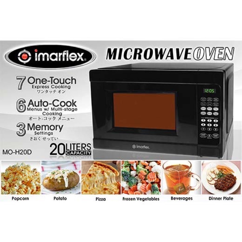 imarflex microwave oven mo h20rw