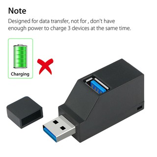 USB 3.0 Hub 5Gbps Dual USB 2.0 High Speed Data Transfer 3 Ports USB Hub ...