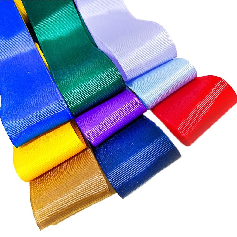 10 meters / roll 40MM ribbed belt ribbon wedding decoration hair ...