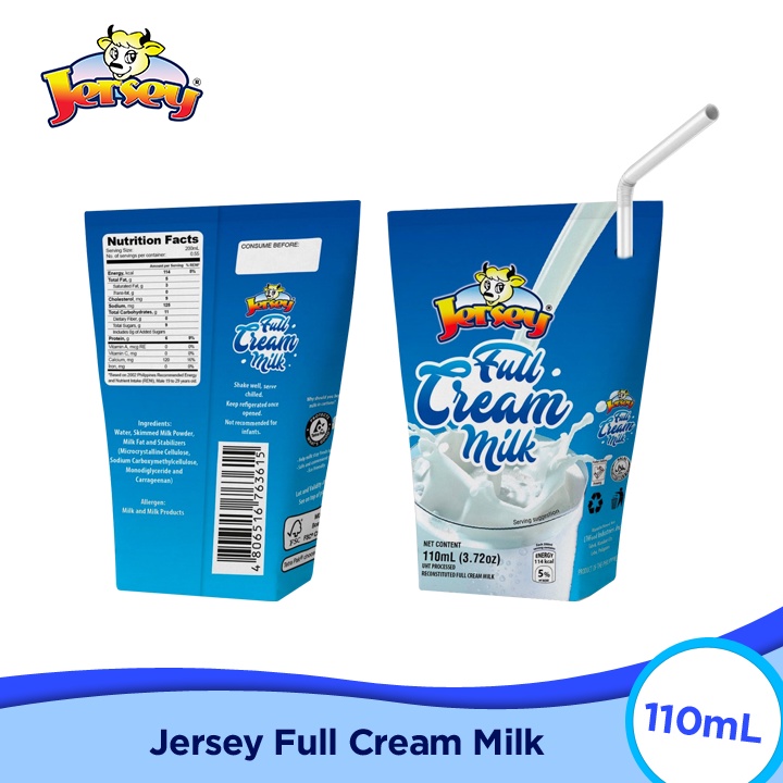 Jersey Full Cream Milk 110ml Shopee Philippines