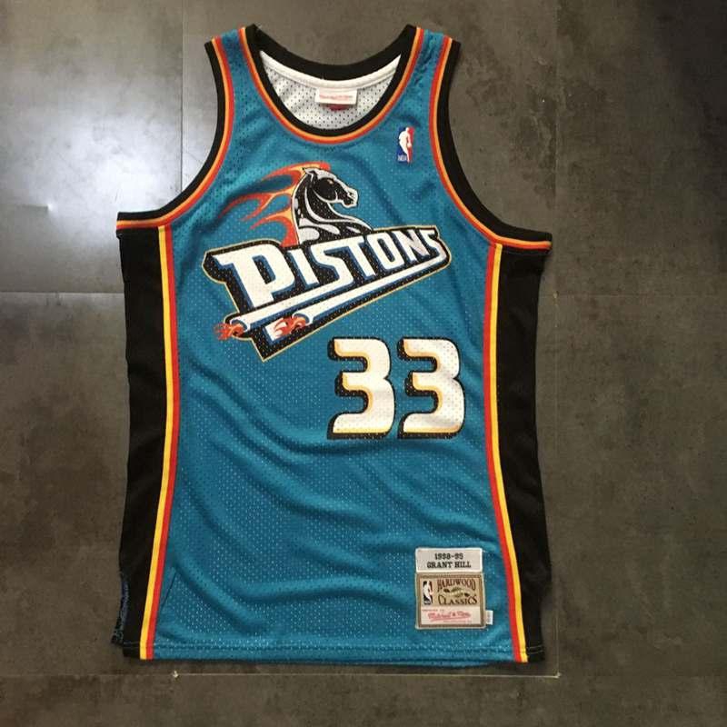 Detroit Pistons Grant Hill 33# Mitchell & Ness 1998-99 Hardwood