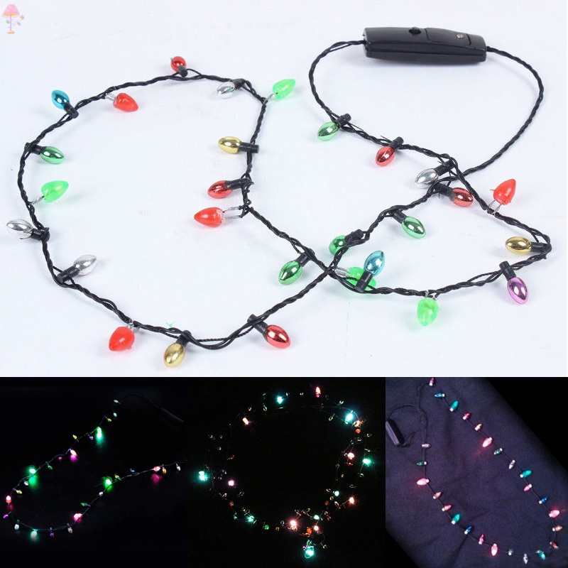 Pcs Mini Flashing Light-up Blinking Christmas Lights Costume