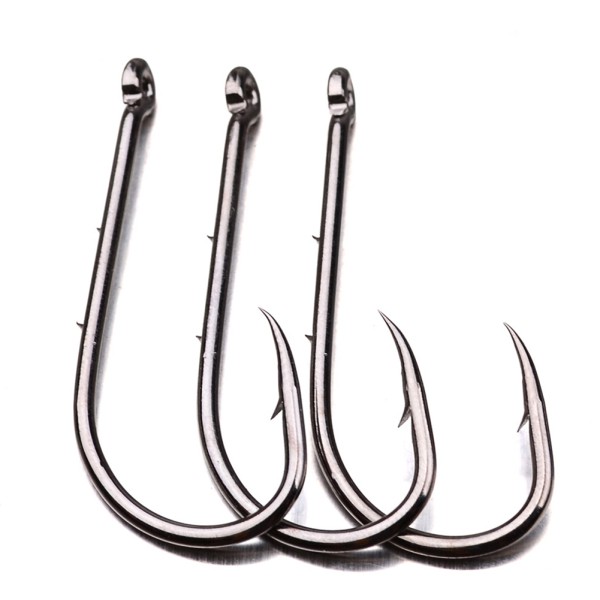 COD]100pcs Pack High Carbon Steel Durable Fish Hook Baits Holder Fishing  Hooks