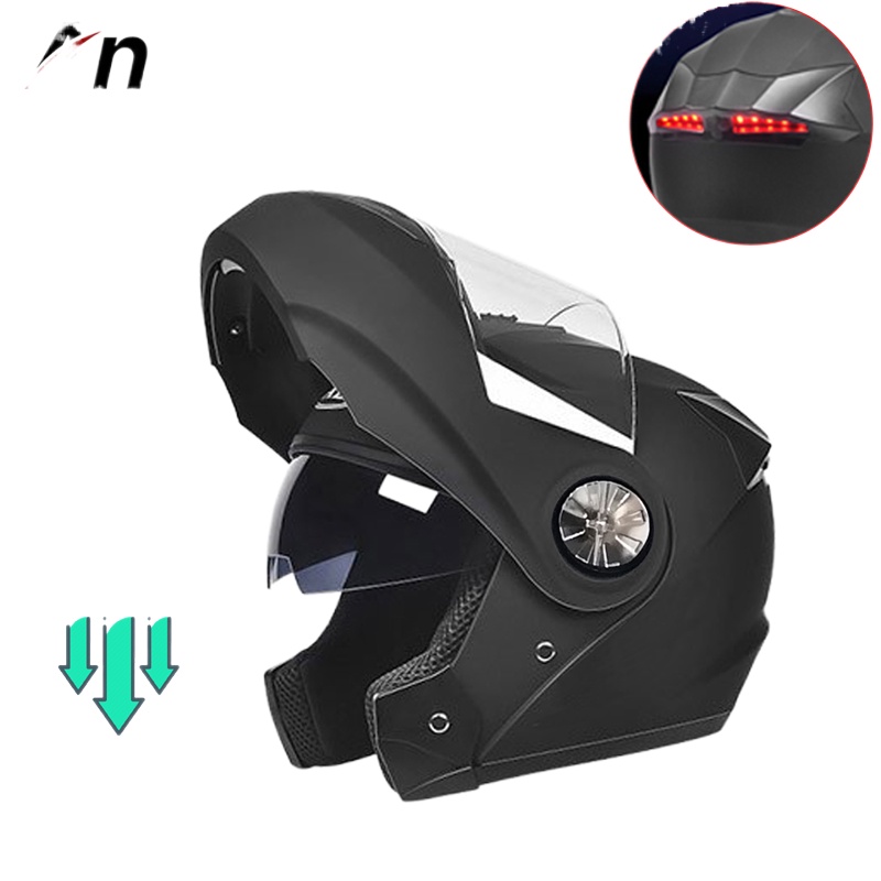 Anak ICC Sticker LED Original Modular Helmet Motorcycle Full Face as