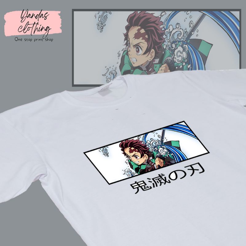 Kimetsu no Yaiba Demon Slayer shirt Tanjiro Kamado Hashibira Inosuke ...