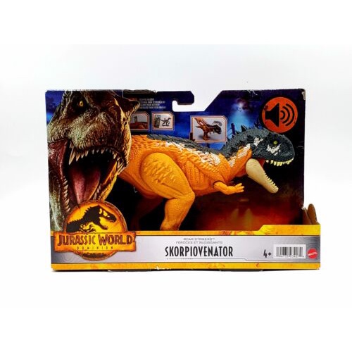 Mattel Hdx37 Jurassic World Dominion Roar Strikers Dino Skorpiovenatorn 