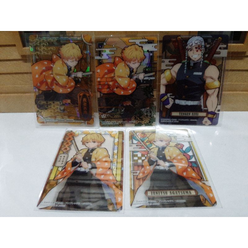 Demon Slayer: Kimetsu no Yaiba Collectible Cards / Clear Cards with Sleeves  Made in Japan Bandai | Shopee Philippines