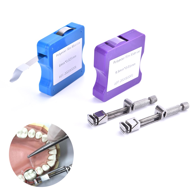 Dental Stainless Steel Resin Film Restoration Light Curing Resin