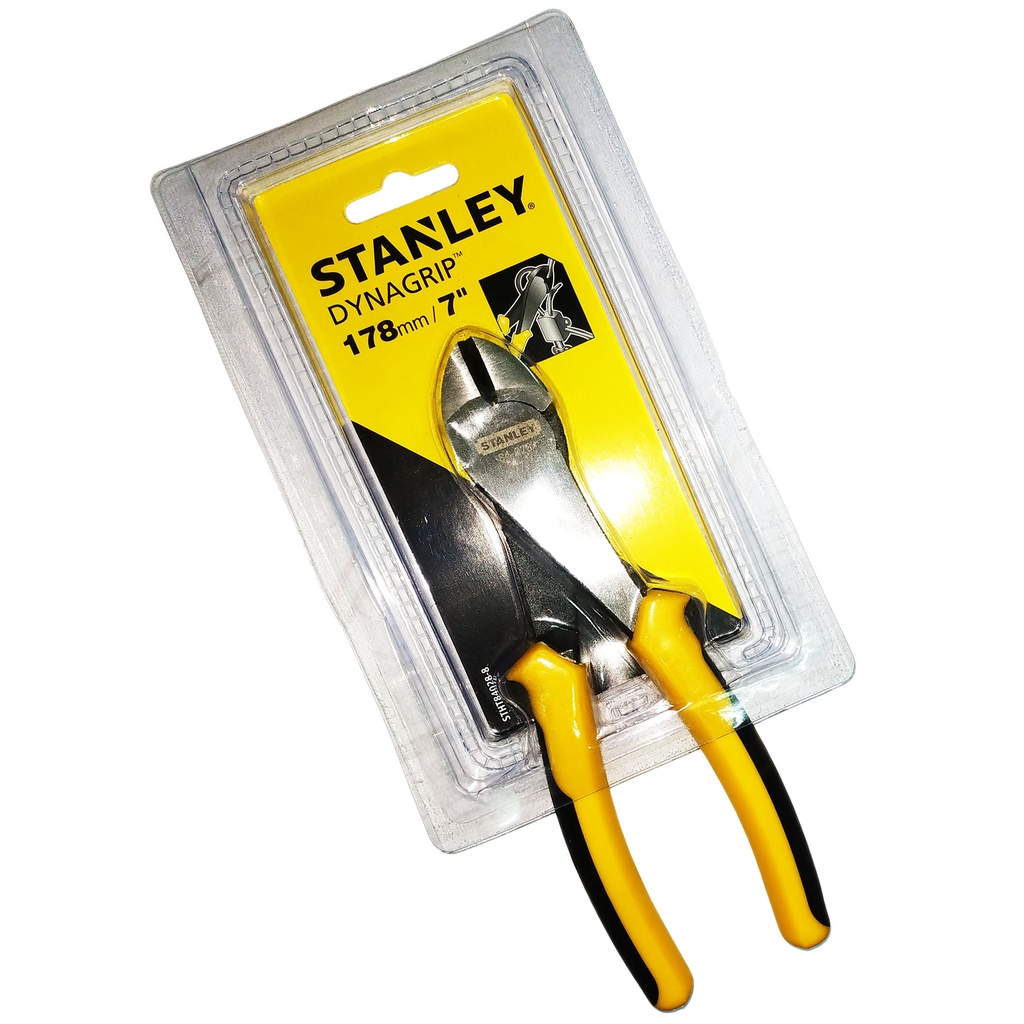 ORIGINAL STANLEY SIDE CUTTER PLIER 7" (178MM) DYNAGRIP DIAGONAL CUTTER PLIER PART NO. STHT84028