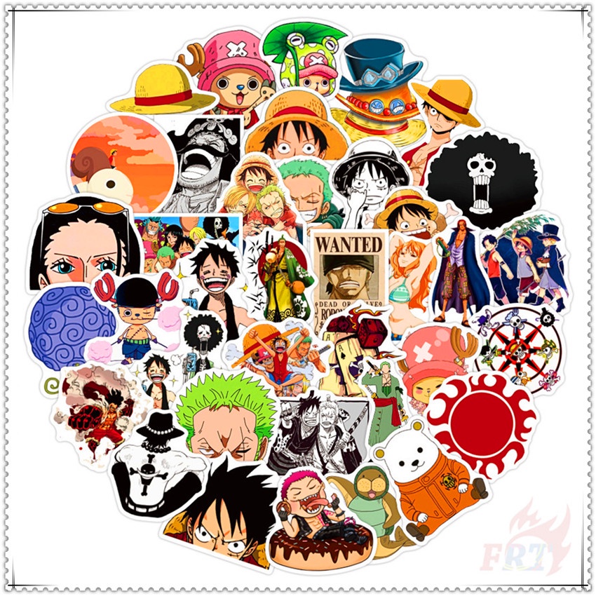 50Pcs/Set ☠ One Piece . Sailing Adventure Series 01 Stickers ☠ DIY ...