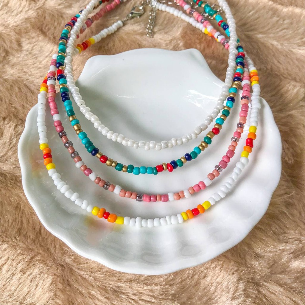 Beaded choker necklace on sale patterns