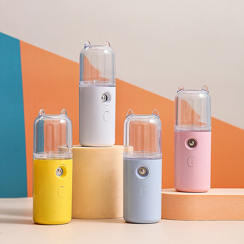 Small Spray Water Replenishing Instrument Cute Rabbit Facial Sprayer ...