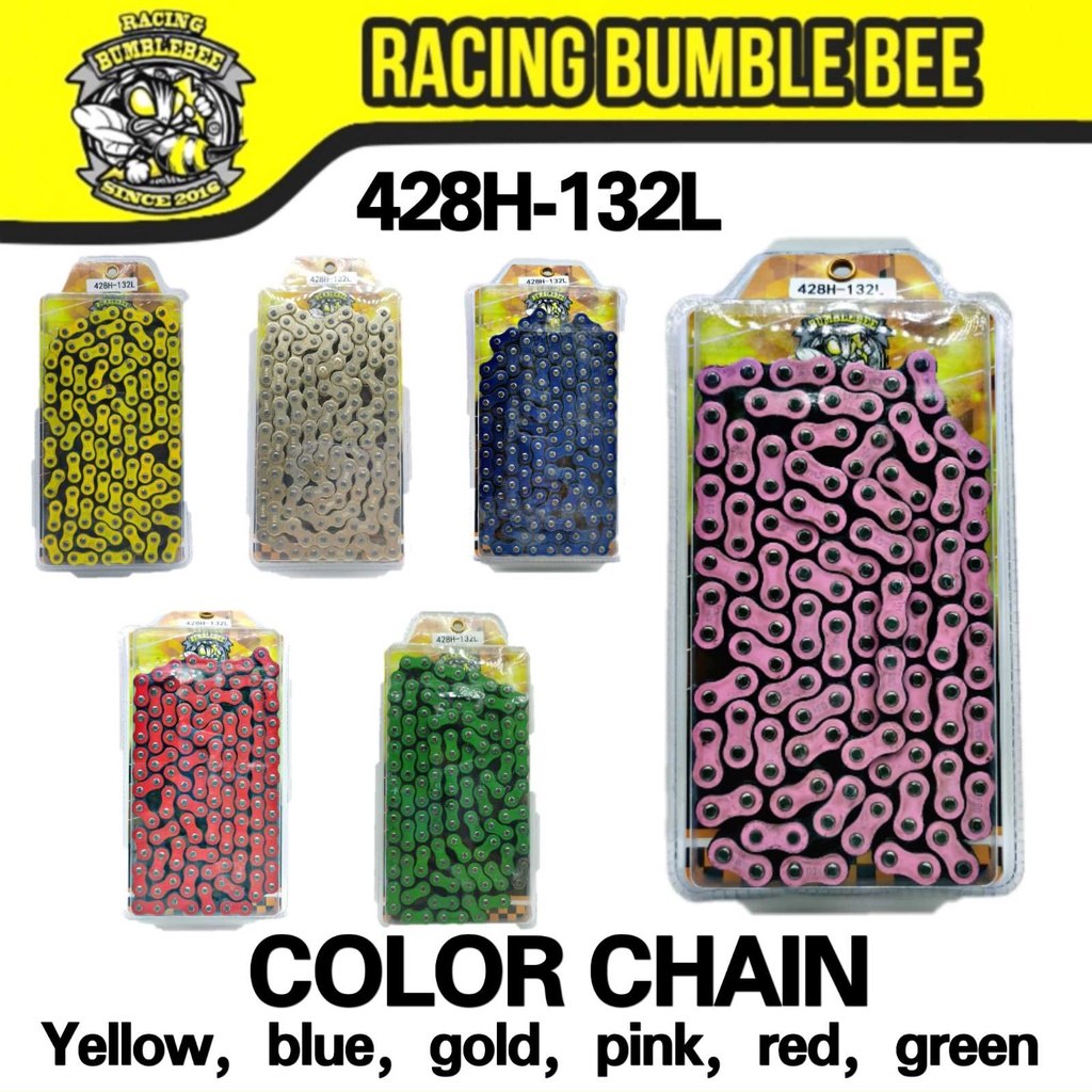 COLOR CHAIN UNIVERSAL 428H-132L(chain only) | Shopee Philippines