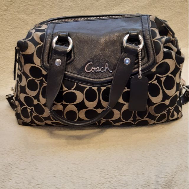 Coach ashley cheap signature satchel