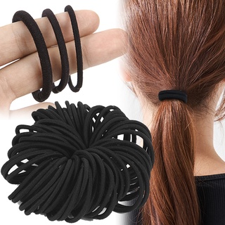 50Pcs/box Girly candy color seamless hair rope hair tie high