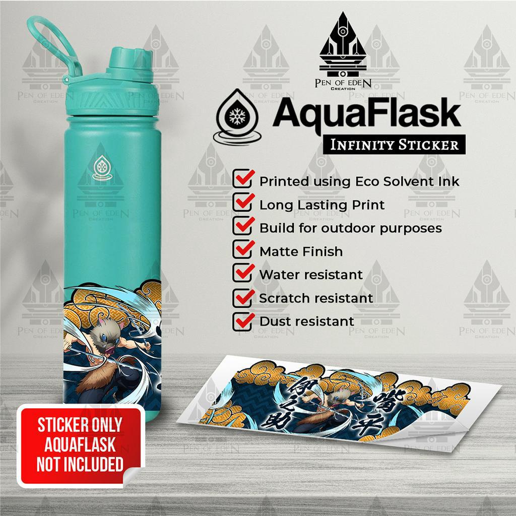 Inosuke Demon Slayer AquaFlask Infinity Stickers (STICKER ONLY ...