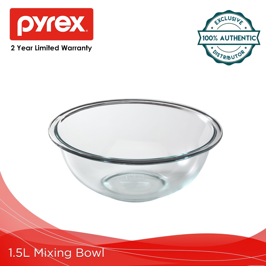 Pyrex 1.5L baking glass soup pot with ear handle