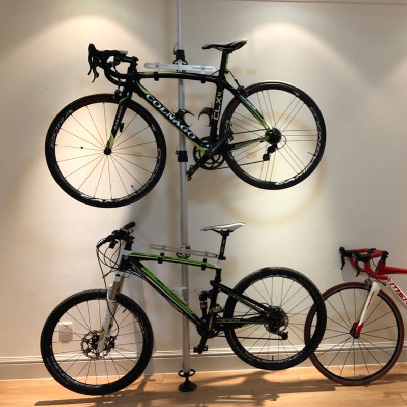 High quality bike floor to ceiling storage stand Bicycle Bike Hanger Park indoor Rack bike tower 4m Shopee Philippines